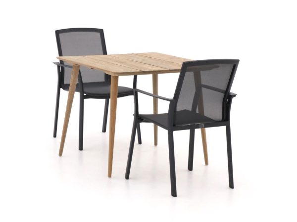 Bellagio Dranera/ROUGH-K 90cm dining tuinset 3-delig stapelbaar - Laagste prijsgarantie!