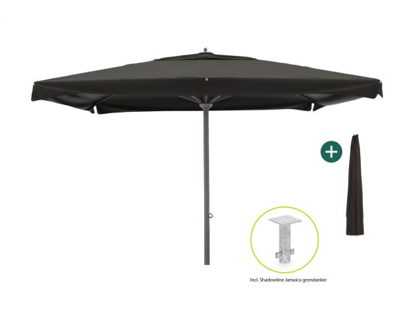 Shadowline Java parasol 400x400cm - Laagste prijsgarantie!